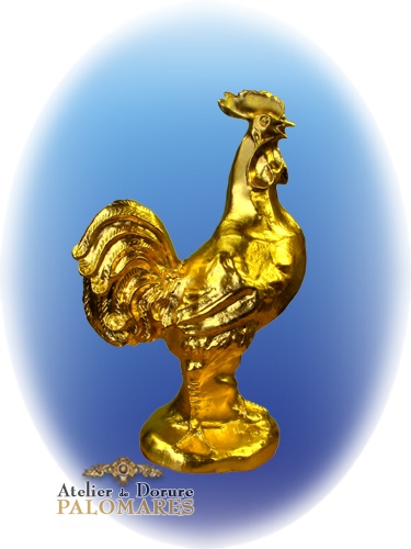 Coq Gaulois en fonte