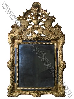 Glace Fronton Louis XIV