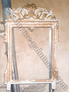 Glace, trumeau Louis XVI