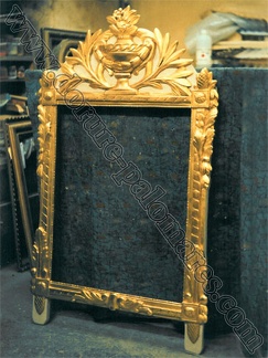 Glace, trumeau Louis XVI
