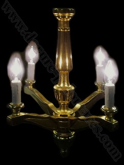 Lustre, bois sculpté