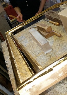 Cadre Empire, frise palmettes