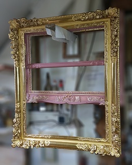 Cadre, Louis XIV, bois sculpté