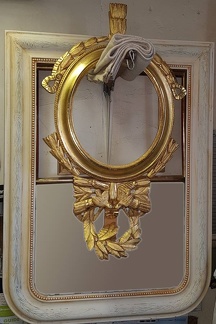 Baromètre à mercure, Louis XVI, bois sculpté