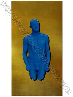 Yves Klein. Portrait-relief d'Arman 1962