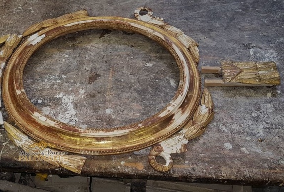 Baromètre à mercure, Louis XVI, bois sculpté