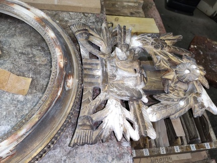 Baromètre à mercure, Louis XVI, bois sculpté