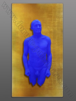 Yves Klein - Portrait-relief
