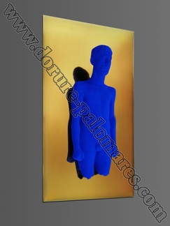 Yves Klein - Portrait-relief