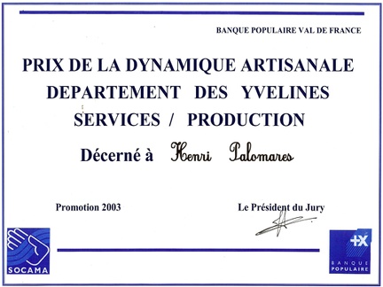 Prix de la Dynamique Artisanale
