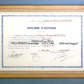 Diplôme d'Artisan Antoine PALOMARES