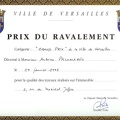 Prix du Ravalement Grand Prix : Ville de Versailles