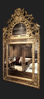 Miroir à Fronton Epoque Régence